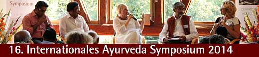 16. Internationales Ayurveda Symposium 2014