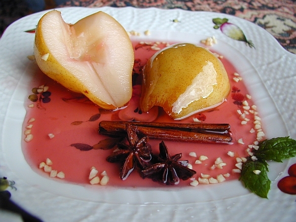 Birne Helene mit Zimt und Anis, Rezept Lotz